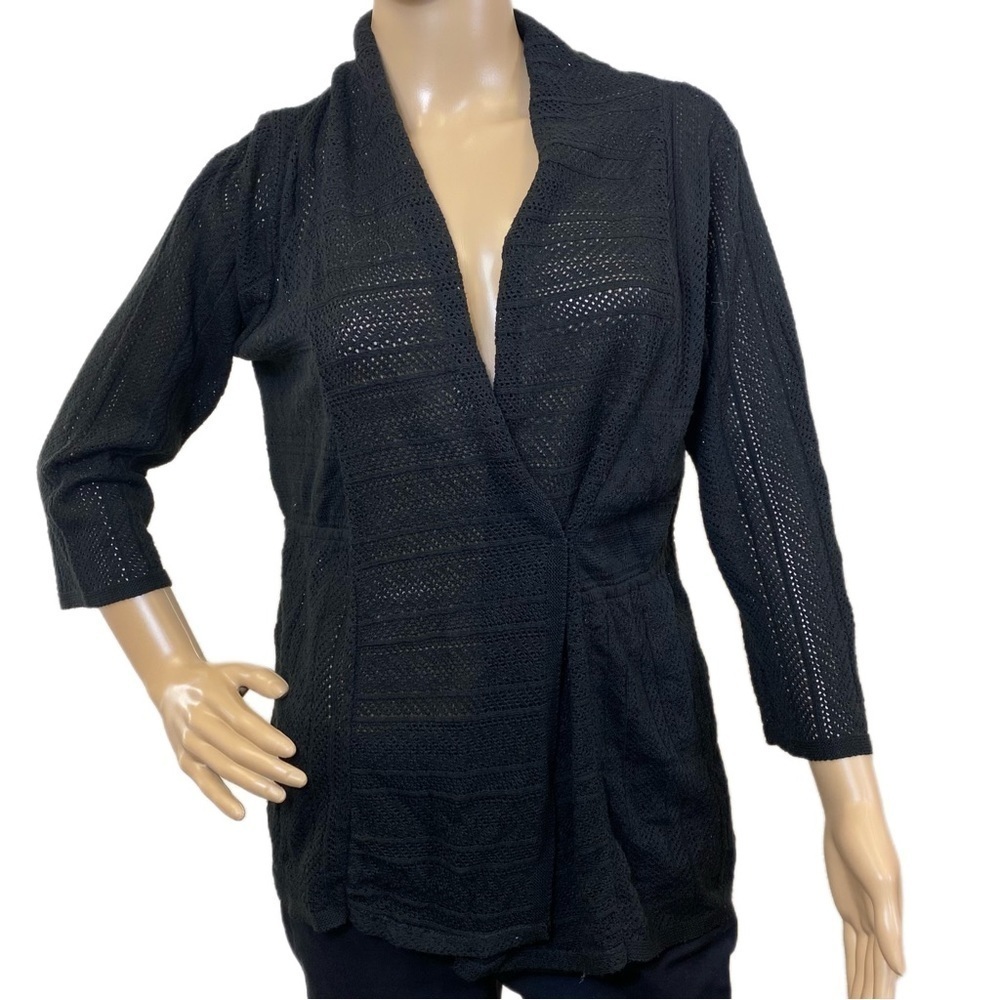 Elementz Black Sweater - Medium